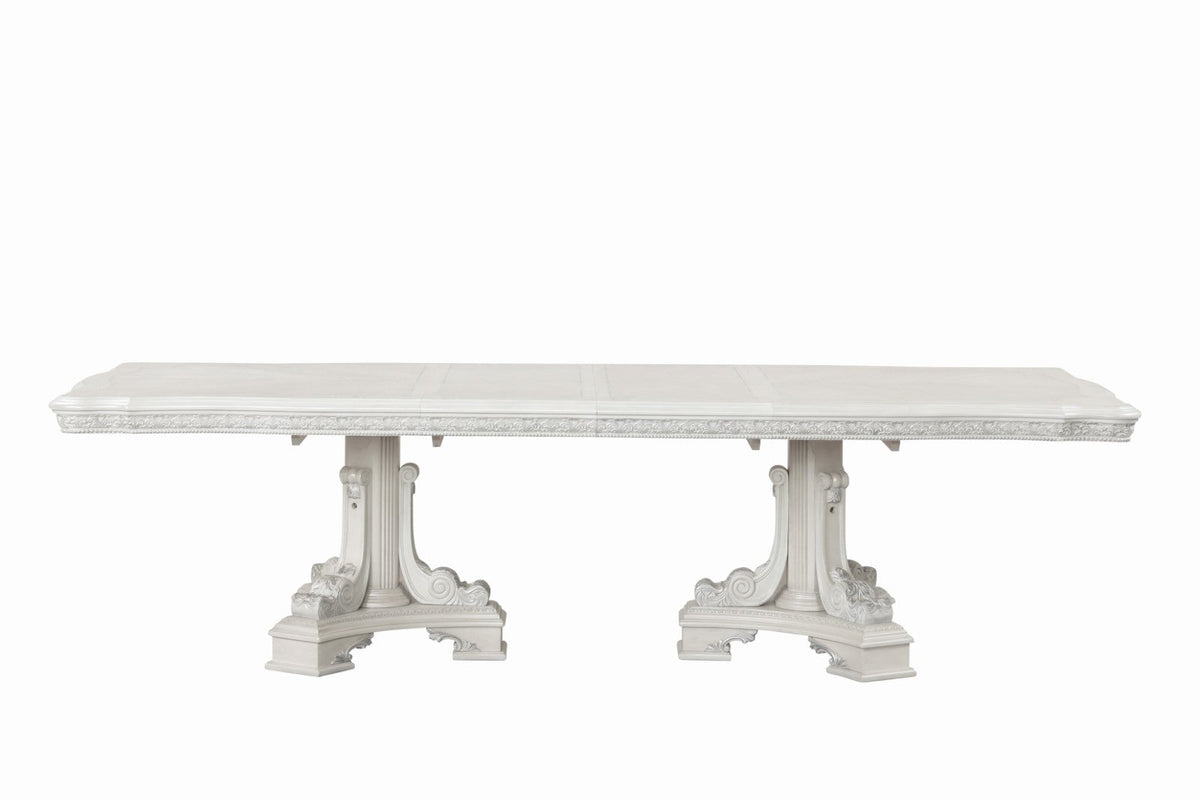 Stella Mia Ivory Dining Table Only by Furniture of America at Eve Furniture