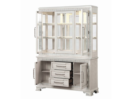 Stella Mia Ivory Hutch Buffet by Furniture of America at Eve Furniture