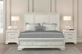 Stella Mia Traditional Creamy White 4-Piece Queen Bedroom Set by Furniture of America at Eve Furniture