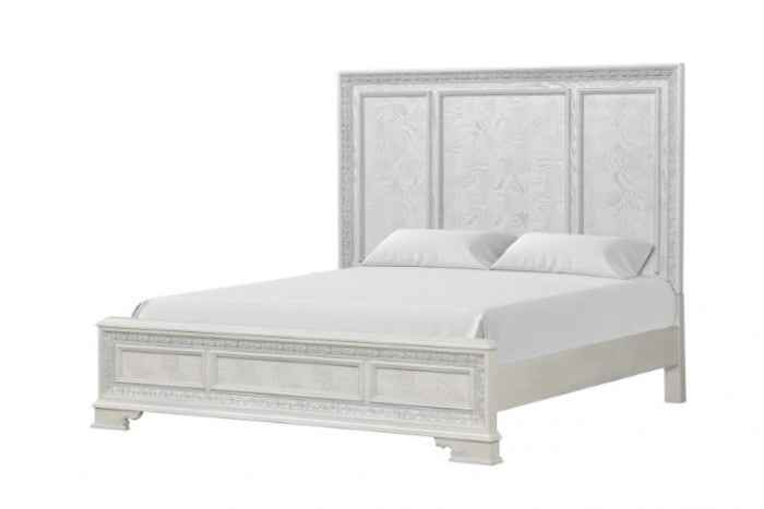Stella Mia Traditional Creamy White 4-Piece Queen Bedroom Set by Furniture of America at Eve Furniture