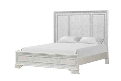 Stella Mia Traditional Creamy White 4-Piece Queen Bedroom Set by Furniture of America at Eve Furniture