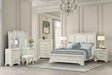 Stella Mia Traditional Creamy White 4-Piece Queen Bedroom Set by Furniture of America at Eve Furniture
