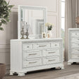 Stella Mia Creamy White Dresser w/Jewelry Box by Furniture of America at Eve Furniture