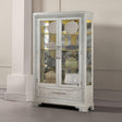 Stella Mia Ivory Curio Cabinet by Furniture of America at Eve Furniture