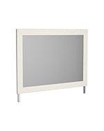 Stelsie White Bedroom Mirror (Mirror Only) by Ashley at Eve Furniture