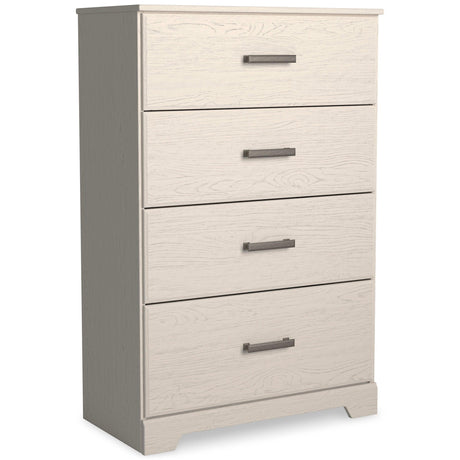 Stelsie White Chest of Drawers by Ashley at Eve Furniture