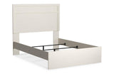 Stelsie White Full Panel Bed by Ashley at Eve Furniture