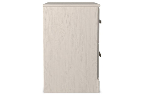 Stelsie White Nightstand by Ashley at Eve Furniture