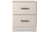 Stelsie White Nightstand by Ashley at Eve Furniture