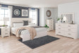 Stelsie White Panel Bedroom Set by Ashley at Eve Furniture