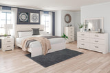 Stelsie White Panel Bedroom Set by Ashley at Eve Furniture