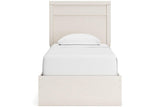 Stelsie White Twin Panel Bed by Ashley at Eve Furniture