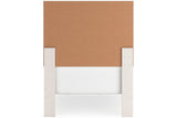 Stelsie White Twin Panel Bed by Ashley at Eve Furniture