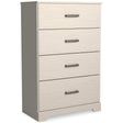 Stelsie White Chest of Drawers by Ashley at Eve Furniture
