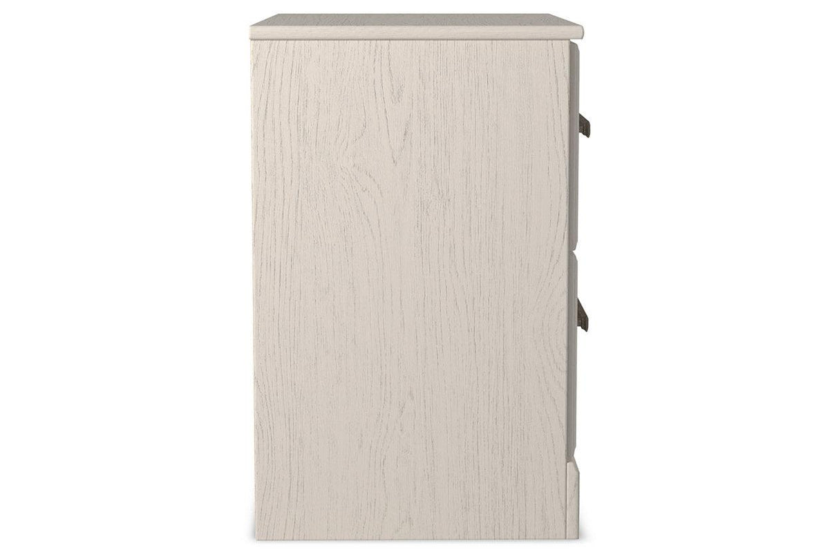Stelsie White Nightstand by Ashley at Eve Furniture