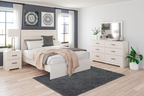Stelsie White Panel Bedroom Set by Ashley at Eve Furniture