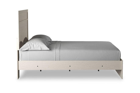 Stelsie White Queen Panel Bed by Ashley at Eve Furniture