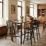 Stenger Black Barstool (Set of 2) by Zuomod at Eve Furniture