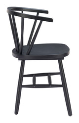 Stenger Black Dining Chair (Set of 2) by Zuomod at Eve Furniture