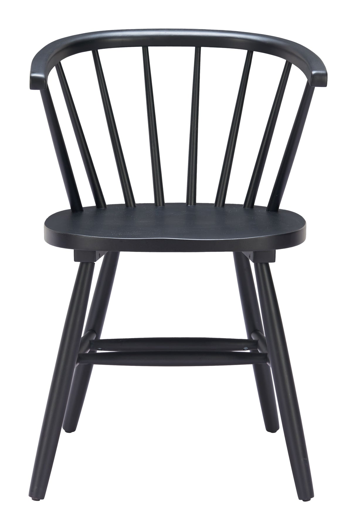 Stenger Black Dining Chair (Set of 2) by Zuomod at Eve Furniture