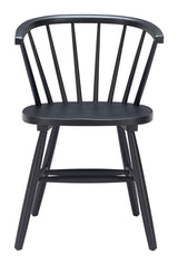 Stenger Black Dining Chair (Set of 2) by Zuomod at Eve Furniture