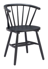 Stenger Black Dining Chair (Set of 2) by Zuomod at Eve Furniture