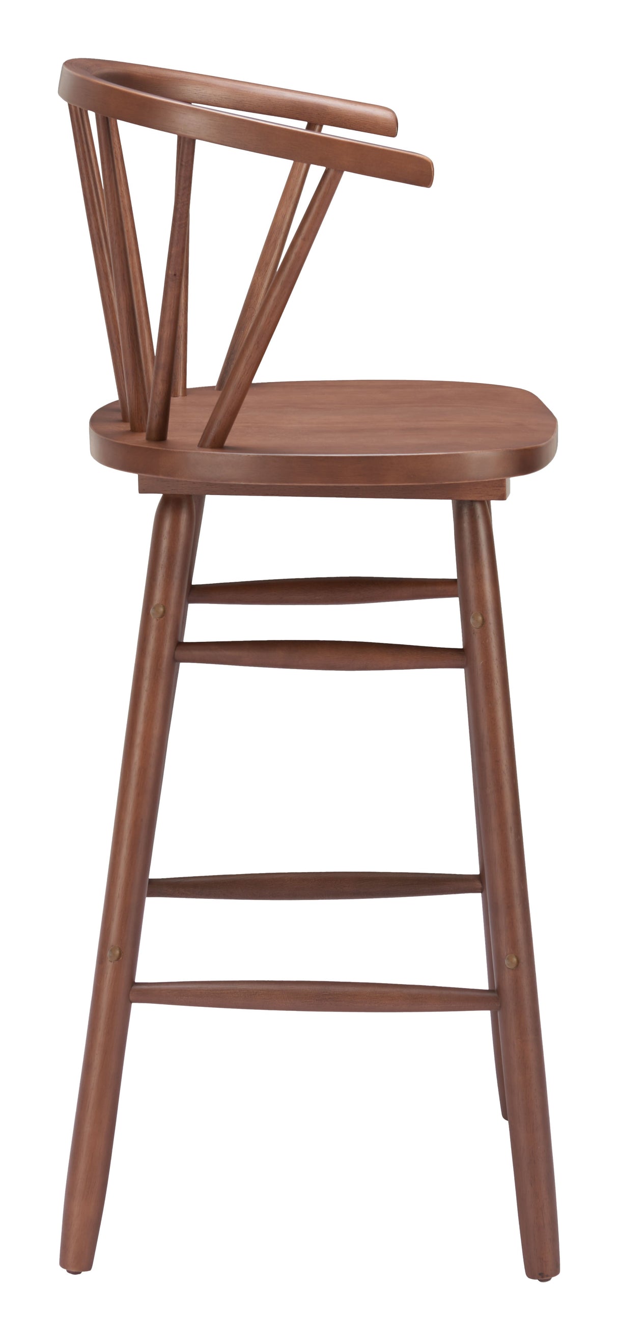 Stenger Walnut Barstool (Set of 2) by Zuomod at Eve Furniture