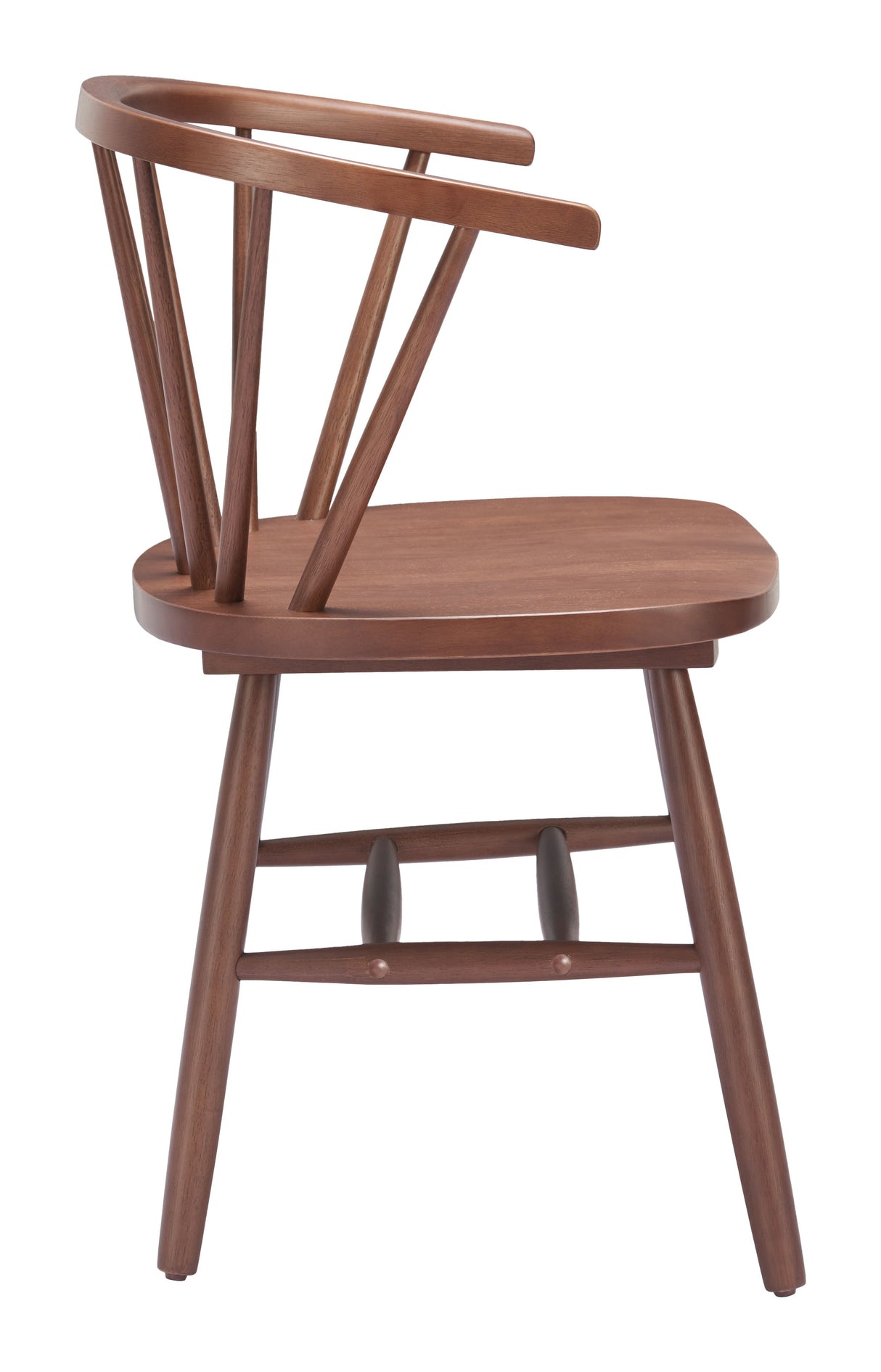 Stenger Walnut Dining Chair (Set of 2) by Zuomod at Eve Furniture