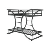 Stephan Gunmetal Twin over Twin Bunk Bed