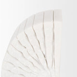 Stept White Marble Bookends w/rough carving (set of 2) by Mercana at Eve Furniture