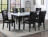 Sterling 5 Piece Faux-Marble Top Dining(Table & 4 Side Chairs)