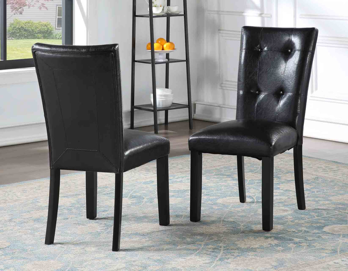 Sterling 5 Piece Faux-Marble Top Dining(Table & 4 Side Chairs)