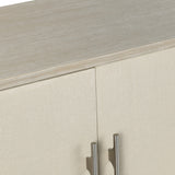 Sterling Beige Four-Door Sideboard by Crestview at Eve Furniture