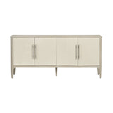Sterling Beige Four-Door Sideboard by Crestview at Eve Furniture