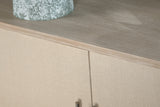Sterling Beige Four-Door Sideboard by Crestview at Eve Furniture
