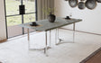 Sterling Gray Rectangular Faux Marble Dining Table by Coaster at Eve Furniture