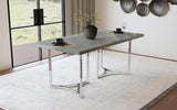 Sterling Gray Rectangular Faux Marble Dining Table by Coaster at Eve Furniture