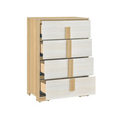 Sterling Natural/White Chest by Homelegance at Eve Furniture
