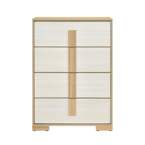 Sterling Natural/White Chest by Homelegance at Eve Furniture