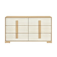Sterling Natural/White Dresser by Homelegance at Eve Furniture