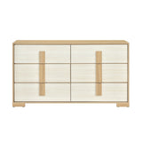 Sterling Natural/White Dresser by Homelegance at Eve Furniture