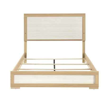 Sterling Natural/White LED Bedroom Set by Homelegance at Eve Furniture