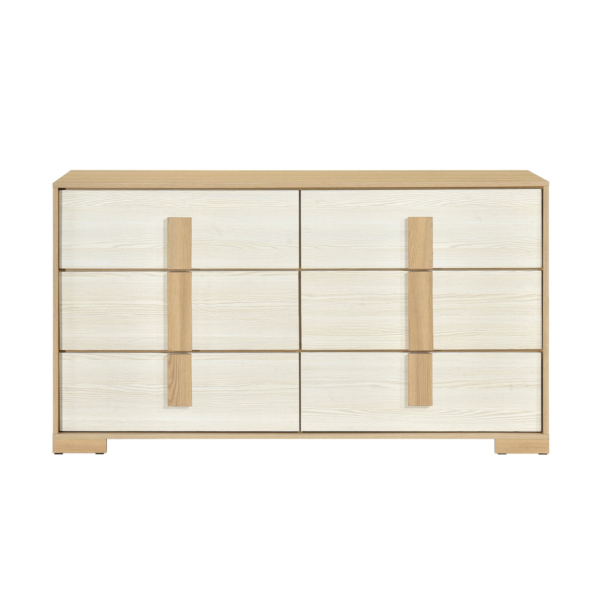 Sterling Natural/White LED Bedroom Set by Homelegance at Eve Furniture