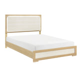 Sterling Natural/White LED Bedroom Set by Homelegance at Eve Furniture