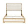 Sterling Natural/White LED Bedroom Set by Homelegance at Eve Furniture