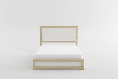 Sterling Natural/White LED California King Bed by Homelegance at Eve Furniture