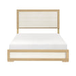 Sterling Natural/White LED California King Bed by Homelegance at Eve Furniture