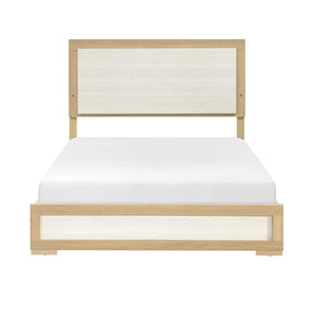 Sterling Natural/White LED Full Bed by Homelegance at Eve Furniture