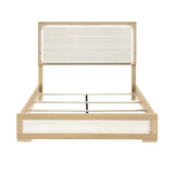 Sterling Natural/White LED Full Bed by Homelegance at Eve Furniture