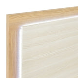 Sterling Natural/White LED Queen Bed by Homelegance at Eve Furniture